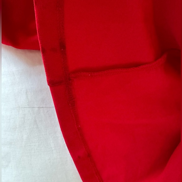 Windsor Fiona Formal One-Shoulder High Slit Red Dress Size Small - Picture 6 of 8